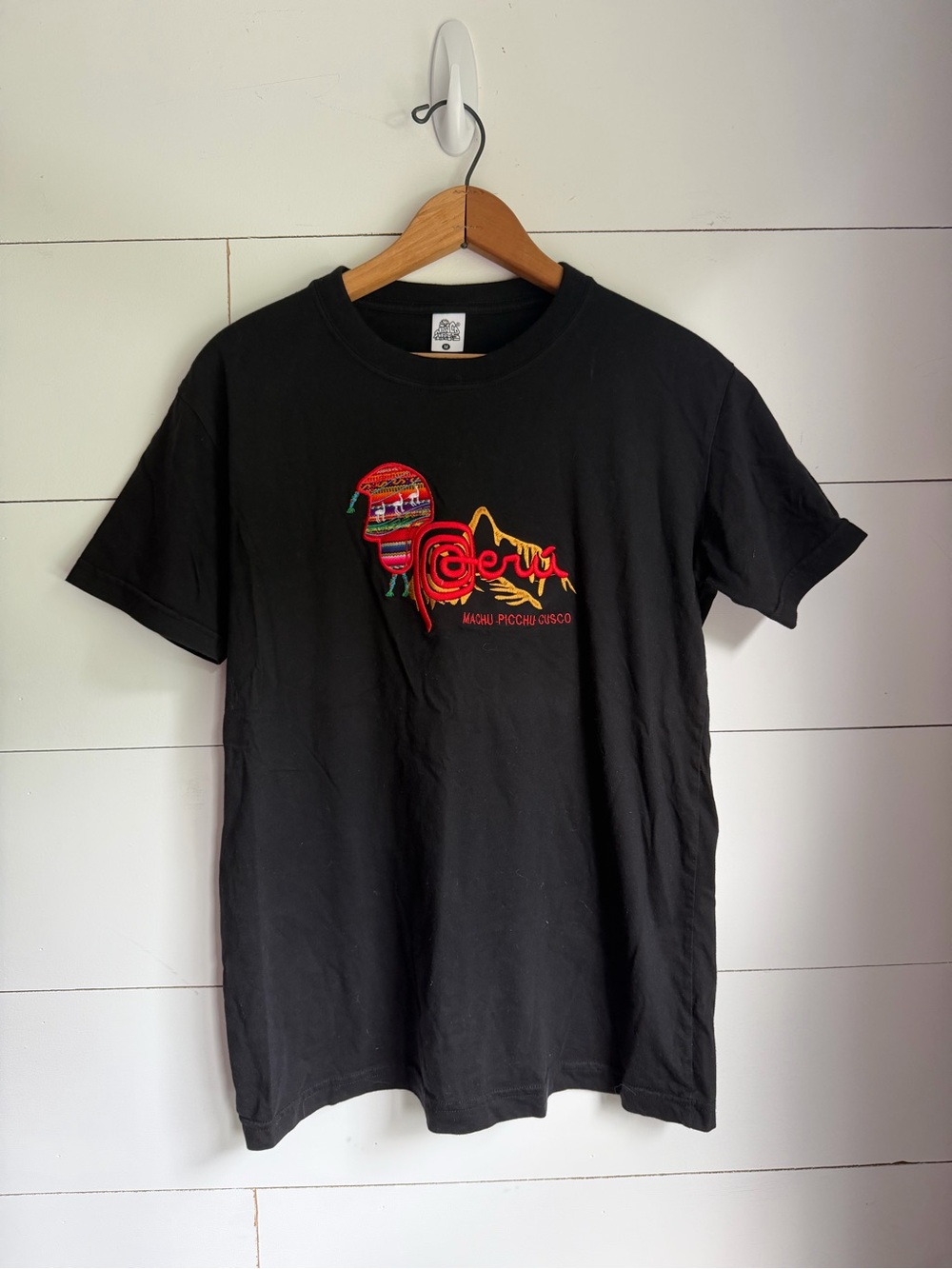 Cusco Peru Machu Picchu Graphic Short-Sleeve T-Shirt - Black
